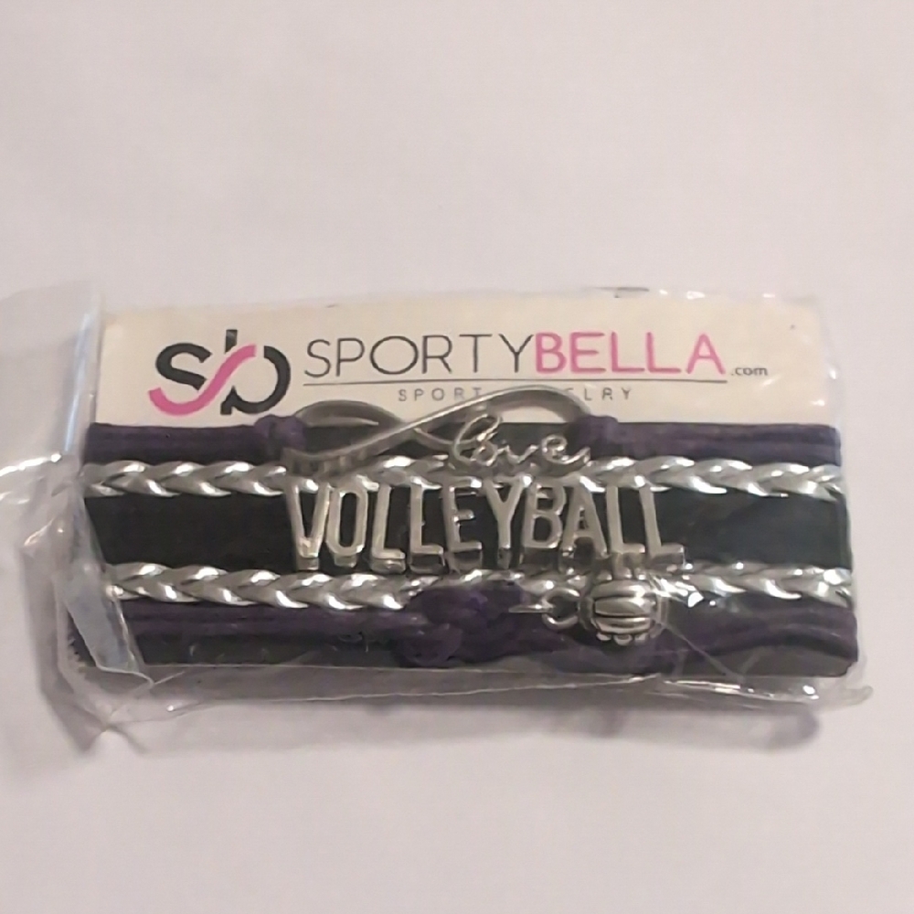 Elegant Purple and Silver Adjustable Slider Bracelet‎ with Intricate Design